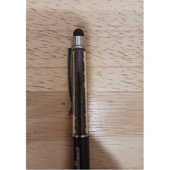 Hand Engraved Quote Pen In Black - Picture 2 of 7